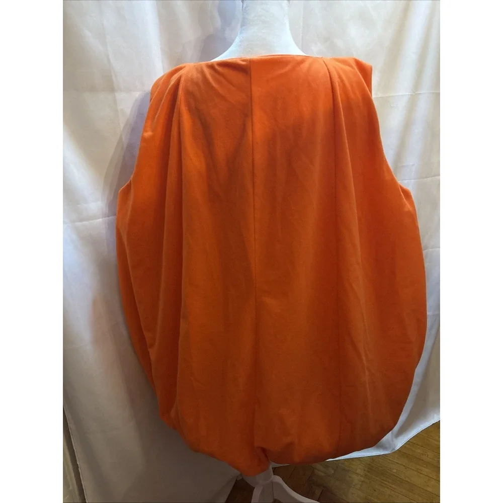 Jack-O-Lantern Pumpkin Adult‎ Costume One Size Fits Most Sleeveless Halloween